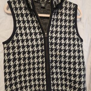 Tally Ho Monochrome Wool Vest